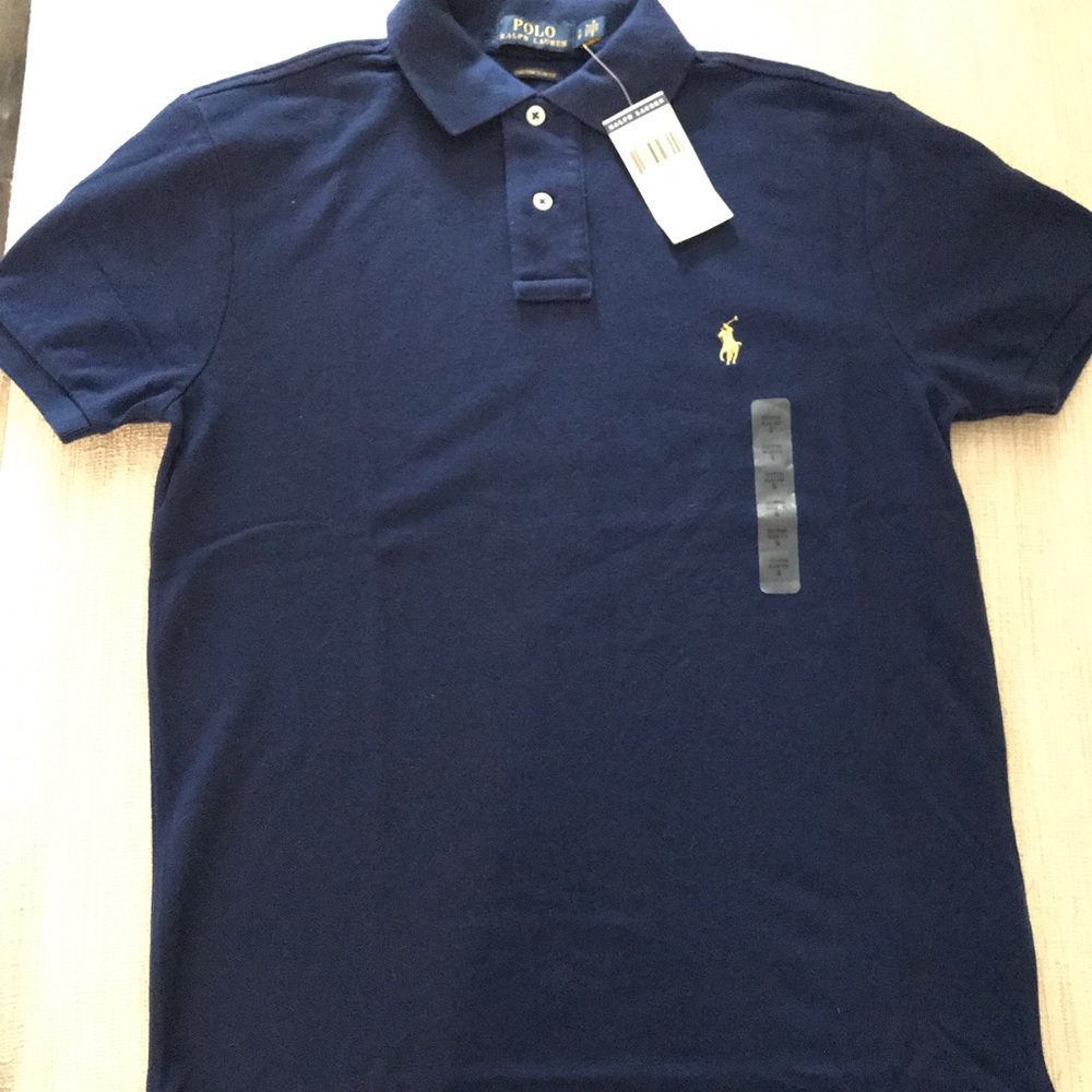 Men’s Polo -custom slim fit- size small